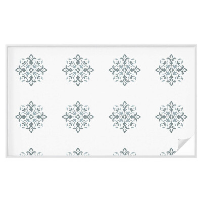 Mleczna naklejka na okno Klasyczny ornament