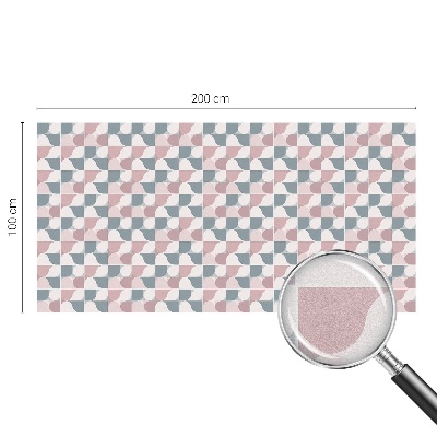 Folia okienna zapewniająca prywatność Pastelowe wzory