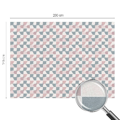 Folia okienna zapewniająca prywatność Pastelowe wzory