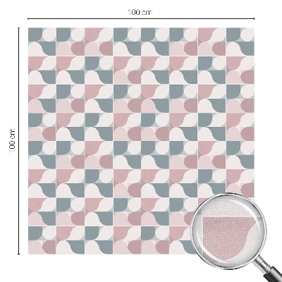 Folia okienna zapewniająca prywatność Pastelowe wzory