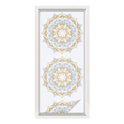 Naklejka na okno dająca prywatność Mandale boho