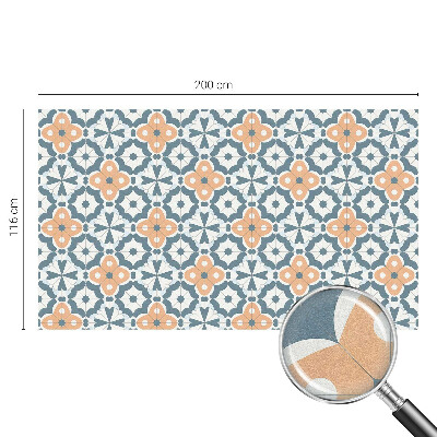 Naklejka na okno mleczna witraż Kwiaty mozaiki