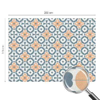 Naklejka na okno mleczna witraż Kwiaty mozaiki