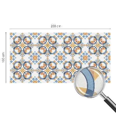 Naklejka na okno mleczna witraż Geometryczny wzór