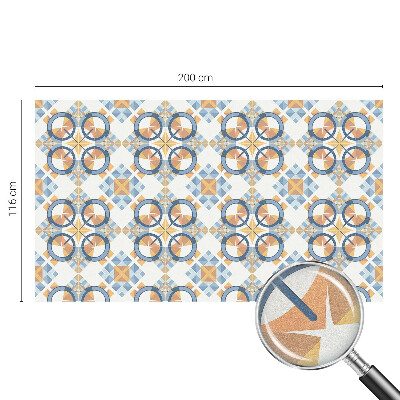 Naklejka na okno mleczna witraż Geometryczny wzór