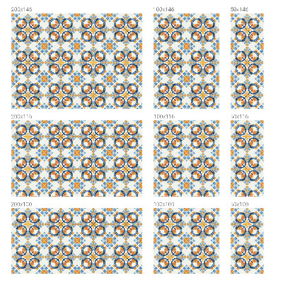 Naklejka na okno mleczna witraż Geometryczny wzór