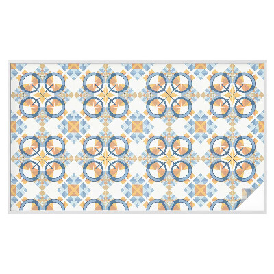 Naklejka na okno mleczna witraż Geometryczny wzór