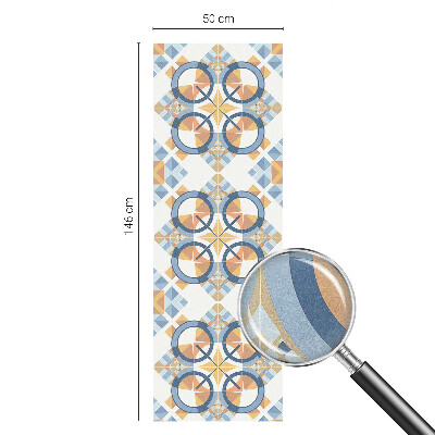 Naklejka na okno mleczna witraż Geometryczny wzór