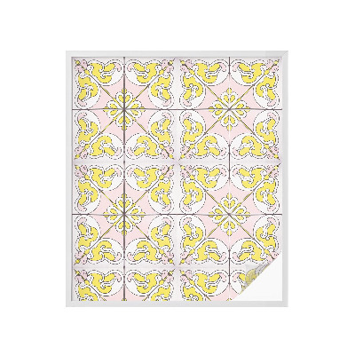 Folia dekoracyjna na okna Abstrakcyjne kwiaty