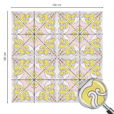 Folia dekoracyjna na okna Abstrakcyjne kwiaty