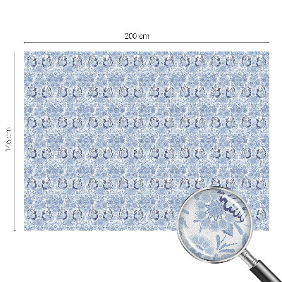 Naklejka na okno dająca prywatność Kwiatowy ptasi