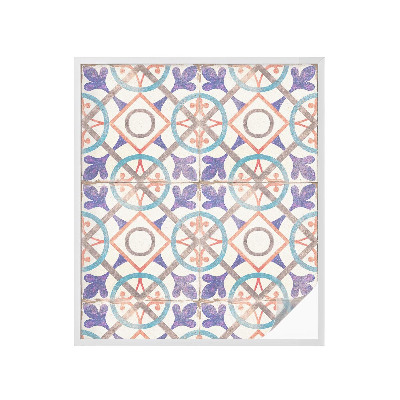 Folia dekoracyjna na okna Kolorowe mozaiki