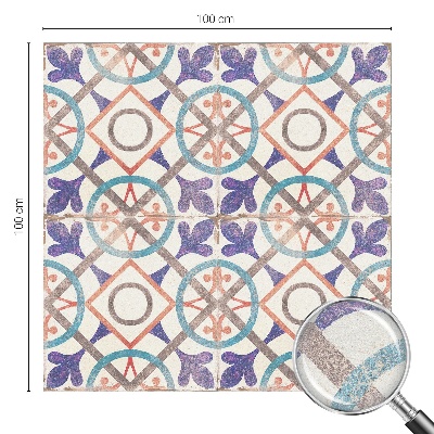 Folia dekoracyjna na okna Kolorowe mozaiki