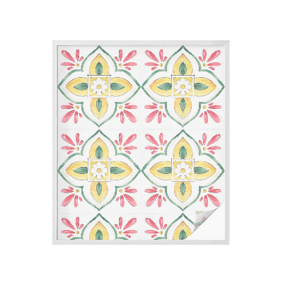 Folia dekoracyjna na okna Kwiatowy ornament