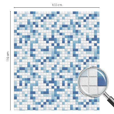 Folia okienna zapewniająca prywatność Kafelkowa gra