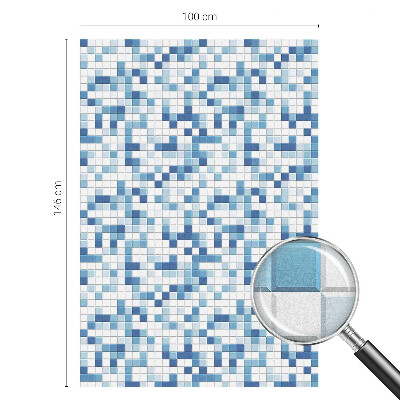 Folia okienna zapewniająca prywatność Kafelkowa gra