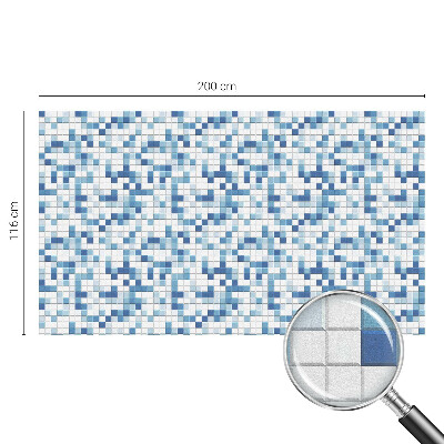 Folia okienna zapewniająca prywatność Kafelkowa gra