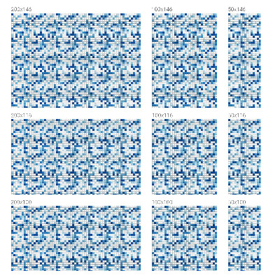 Folia okienna zapewniająca prywatność Kafelkowa gra