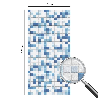 Folia okienna zapewniająca prywatność Kafelkowa gra
