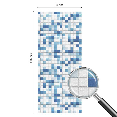Folia okienna zapewniająca prywatność Kafelkowa gra