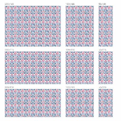 Naklejka na okno mleczna witraż Kwiatowa symetria