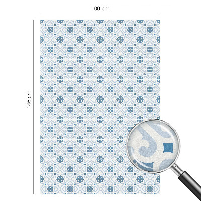 Naklejka na okno dająca prywatność Zdobienia kafelkowe