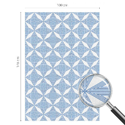 Naklejka na okno mleczna witraż Geometryczne labirynty