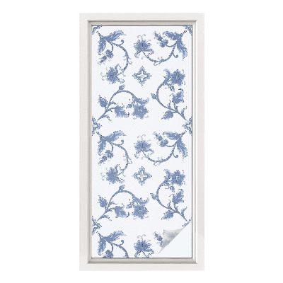 Folia okienna zapewniająca prywatność Kwiatowy ornament