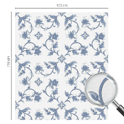 Folia okienna zapewniająca prywatność Kwiatowy ornament