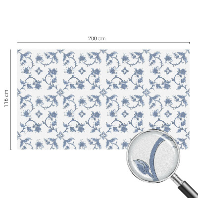 Folia okienna zapewniająca prywatność Kwiatowy ornament