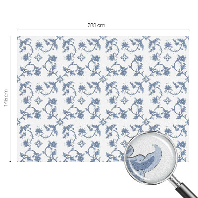 Folia okienna zapewniająca prywatność Kwiatowy ornament