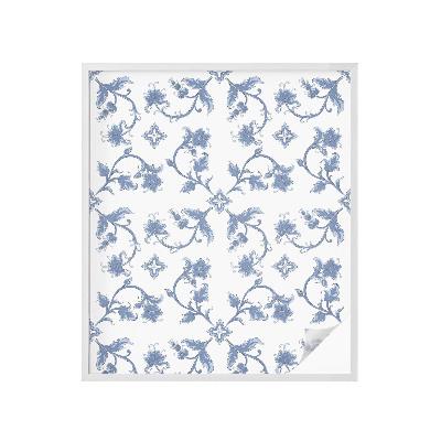 Folia okienna zapewniająca prywatność Kwiatowy ornament