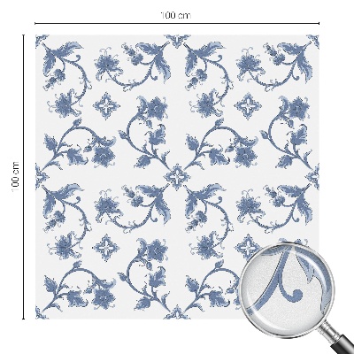 Folia okienna zapewniająca prywatność Kwiatowy ornament