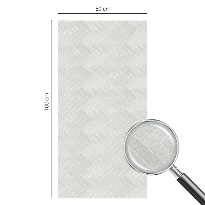 Folia dekoracyjna na okna Jodełka szara