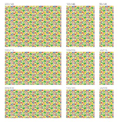 Naklejka na okno dająca prywatność Kolorowe owoce