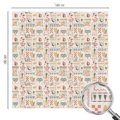 Naklejka na okno dająca prywatność Folklorystyczne wzory