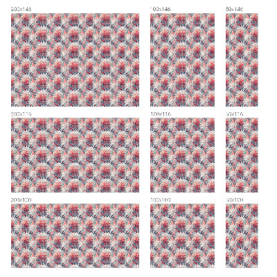 Naklejka na okno dająca prywatność Kwiatowe liście