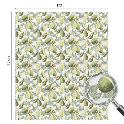 Folia dekoracyjna na okna Awokado liście