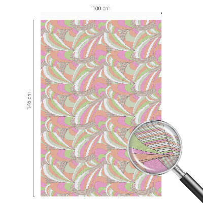 Folia okienna zapewniająca prywatność Kolorowy zygzak