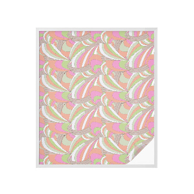 Folia okienna zapewniająca prywatność Kolorowy zygzak