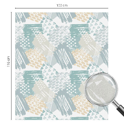 Folia dekoracyjna na okna Abstrakcyjna mozaika