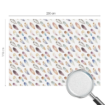 Folia okienna zapewniająca prywatność Pióra boho