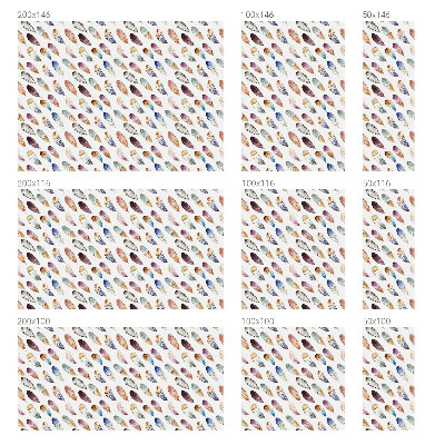 Folia okienna zapewniająca prywatność Pióra boho