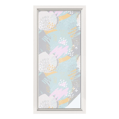 Folia dekoracyjna na okna Abstrakcyjna harmonia