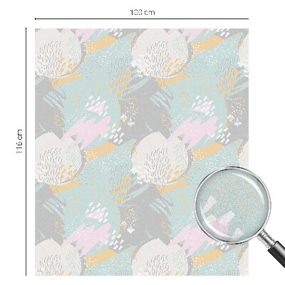 Folia dekoracyjna na okna Abstrakcyjna harmonia