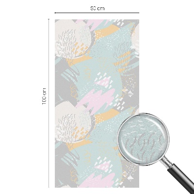 Folia dekoracyjna na okna Abstrakcyjna harmonia