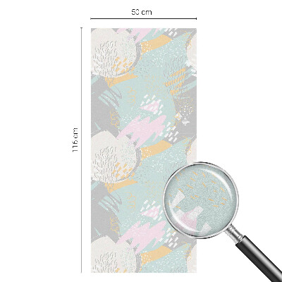 Folia dekoracyjna na okna Abstrakcyjna harmonia