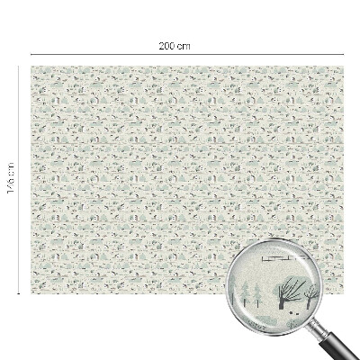 Naklejka na okno dająca prywatność Sielankowa wieś