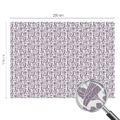 Mleczna naklejka na okno Ludowe motywy