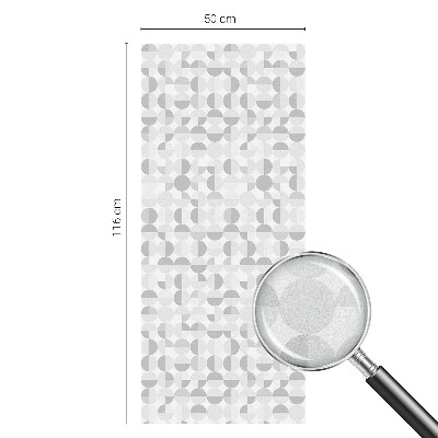 Folia dekoracyjna na okna Geometryczne wzory